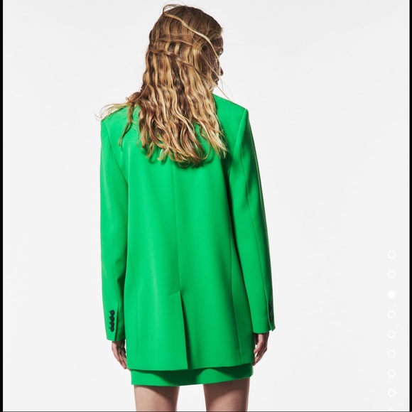 🛑SOLD 🛑 Neon Green Blazer - Picture 7 of 8
